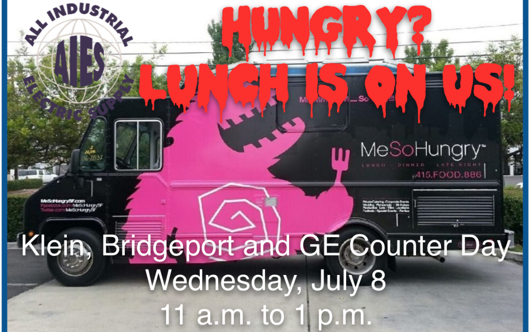 We’re treating you to the Me So Hungry food truck at the next AIES Counter Day on July 8th!